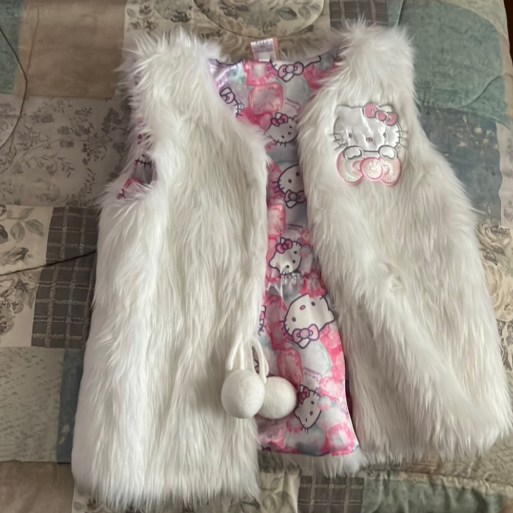 Hello Kitty Faux Fur Vest